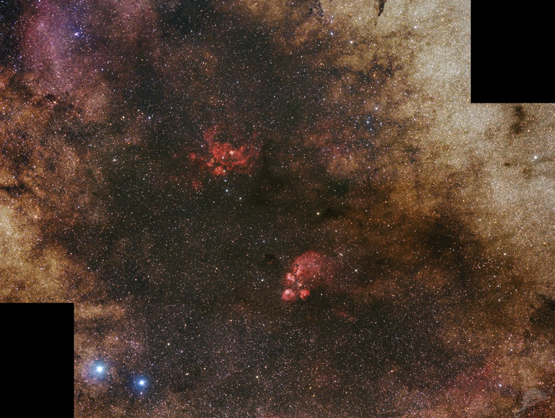 NGC 6334 und NGC 6357